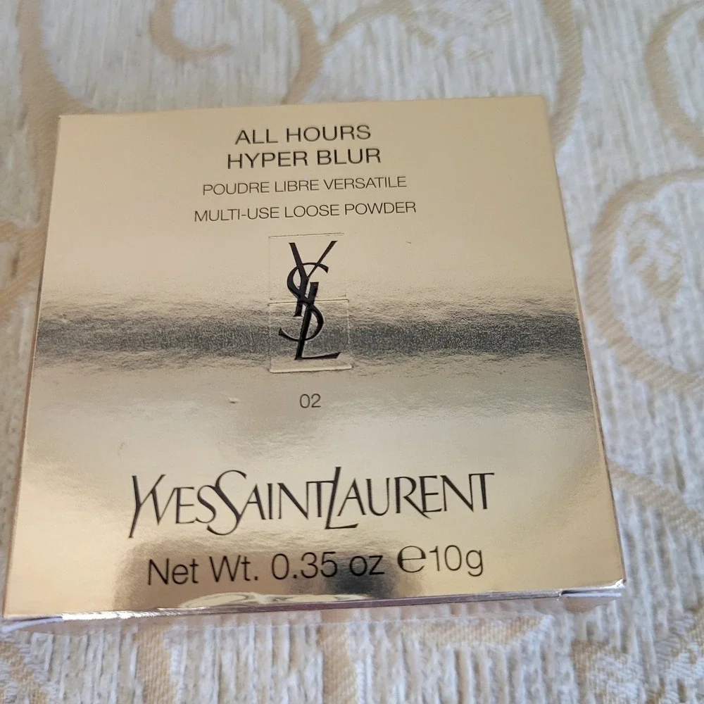 YSL All Hours Hyper Blur Multi-Use Loose Powder Shade 02 0.35oz‎ New In Box